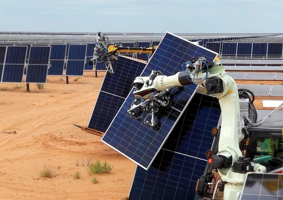 Gritt Robotics' brand on its machines in the field